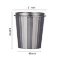thumbnail image 2 of Taza dosificadora expreso Gloria de aleación de aluminio antioxidante gris plata A, 2 of 9