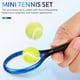 thumbnail image 2 of GOOHOCHY 4 juegos de mini raquetas y pelotas de tenis, kit de tenis en miniatura, juego de raquetas de tenis, llavero de tenis, juguete de tenis para casa de muñecas., 2 of 7