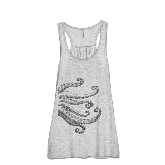 Thread Tank Octo Tenta Women's Sleeveless Flowy Racerback Tank Top Sport Grey Medium