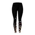 thumbnail image 2 of Gibobby Leggings térmicos para mujer Leggings estampados de moda para mujer, pantalones de entrenamiento para correr(Amarillo,CH), 2 of 3