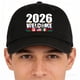 thumbnail image 1 of Gorra del Mundial 2026 | Gorra de aficionado al fútbol con correa ajustable | Talla única | Diseño discreto y sin estructura para hombres y mujeres, 1 of 5