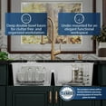 thumbnail image 2 of Karran Usa QUWS-880-BI 32-1/2" Undermount Double Basin Quartz Composite Kitchen Sink -, 2 of 7