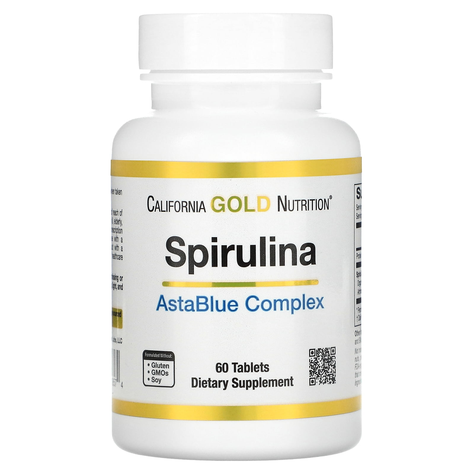 Spirulina AstaBlue Complex, by California Gold Nutrition, Contains The