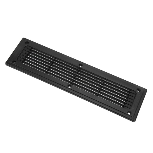 Air Vent Louver, 300x80mm Light ABS Cabinet Vent Cover HVAC System Waterproof Rectangle Easy Clean For RV Bus Trailer Kitchen