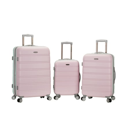 Rockland Luggage Melbourne 3 Piece Hardside Luggage Set