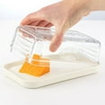 thumbnail image 4 of Kilner Cheese Store Airtight Cheese Storage, Removable Silicone Seal for Breathable Storage, Ceramic Serving Base, Dishwasher Safe Glass Lid, 8.5cm x, 4 of 8