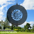 thumbnail image 2 of GLOWNEON Custom Sunflower Wind Spinner, Hanging Metal Garden and Outdoor Yard Flower Decor, 2 of 5