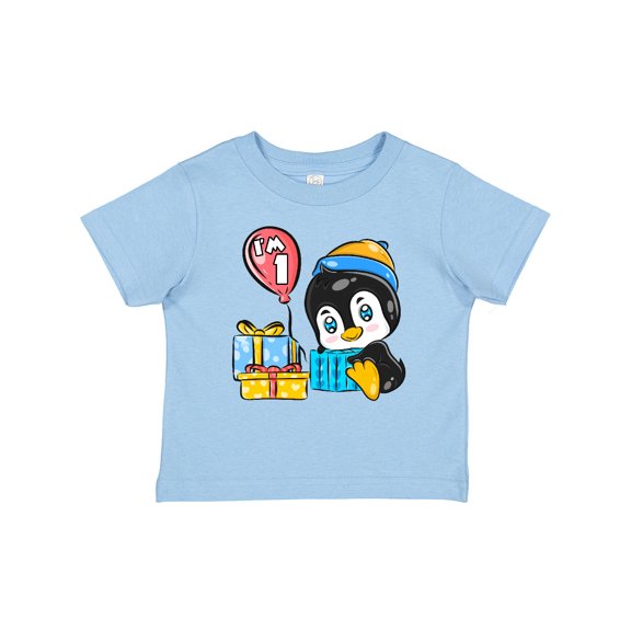 Inktastic Penguin 1st Birthday Boys or Girls Baby T-Shirt