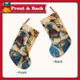 thumbnail image 2 of Goofa Patriotic Bulldog Welcome for Christmas Stockings, 18inch Xmas Hanging Stocking Decorations for Christmas Party Family Decor, 2 of 7