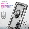 thumbnail image 5 of Allytech Rugged Case for Samsung Galaxy S23 FE, Military Grade Protection Shockproof Cover with Metal Rotatable Ring Stand, Magnetic Car Mount Holder Case for Samsung Galaxy S23 FE - Silver, 5 of 6