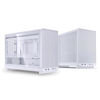LIAN LI SUP01 White Steel / Tempered Glass ATX Mid Tower Computer