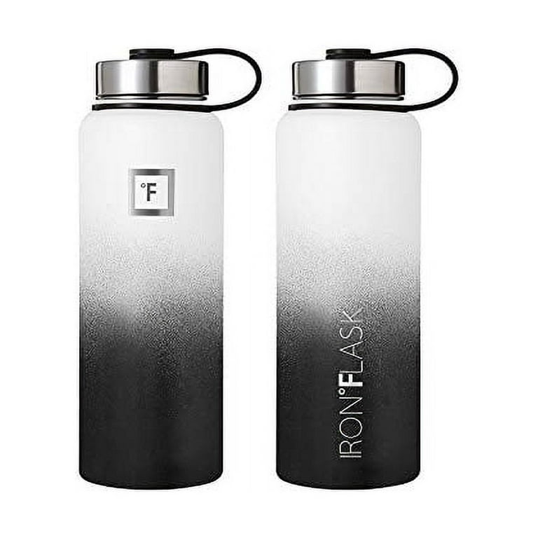 Iron Flask 40oz Wide Mouth Sports Water Bottle - 3 Lids, Leak