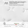 thumbnail image 5 of CHENVI 14 Inch Mattress Gel Infused Memory Foam Hybrid Pocket Coils King, 5 of 5