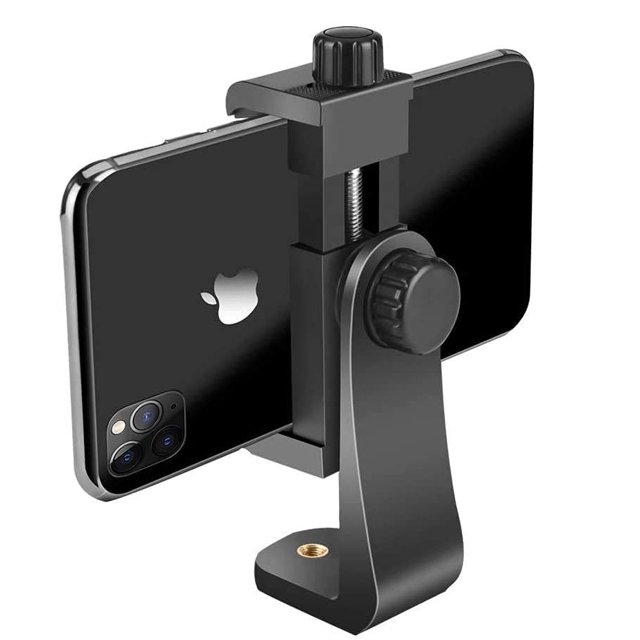 Adaptador de trípode universal para teléfono móvil Soporte para teléfono inteligente Compatible con trípode Selfie Stick Monopod con cabeza de tornillo estándar, para Iphone Samsung Huawei Etc. Ormromra WL-00857