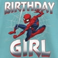 thumbnail image 2 of Girl's Marvel Birthday Girl Graphic Tee Tahiti Blue Small, 2 of 4