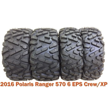 Set 4 ATV UTV Tires 26x9-12 & 26x11-12 for 2016 Polaris Ranger 570 6 EPS