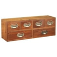thumbnail image 1 of Caja de almacenamiento de escritorio, adorno de madera, ahorrador de espacio, contenedor, organizador para oficina, baño, armario, pasillo, habitación, 1 of 9