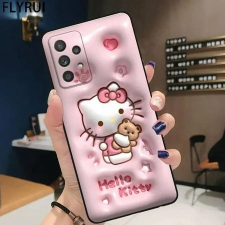 Anime Hello K-kitty K-Kuromi Phone Funda Case For Samsung Galaxy S23 S22 S21 S20 FE S10 S10E LITE S9 S8 PLUS ULTRA 5G Shell Case