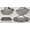 Black & Gray, variant on Paisley Casserole Baking Pan or Pie Plate Cozy and Carrier by Penny's Needful Things (Pie Plate/Small Casserole Carrier) (Yellow)