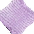 thumbnail image 2 of Injueey Corn Strip Corduroy Plush Plain Velvet 45cmX45cm Cojín suave Funda de almohada Hogar Decoración del hogar púrpura, 2 of 6