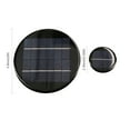 thumbnail image 3 of 60mm Round Polycrystalline Silicon Solar Panel, 0.28W 5V 56mA, IP65 Waterproof DIY Epoxy Solar Module for Solar-Powered Models, Toys, Lights, Small DC Battery Charging & Educational Projects,, 3 of 7