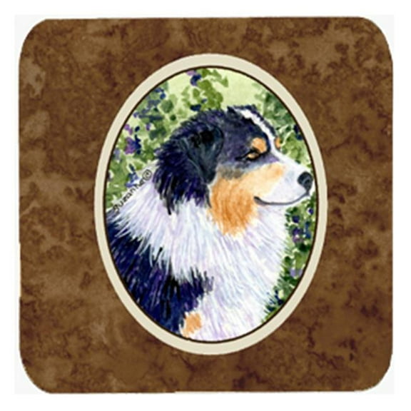 Australian Shepherd Foam Coasters, Set - 4