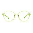 thumbnail image 2 of Child Size Round Thin Plastic 100% Blue Light Flitering Computer Glasses Green, 2 of 4