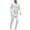 White, variant on Aofany Men's Tracksuits 2Pcs Set, Casual Zipper Pullovers Jogging Pants Tracksuit Set Big and Tall Mens Leisure Suits