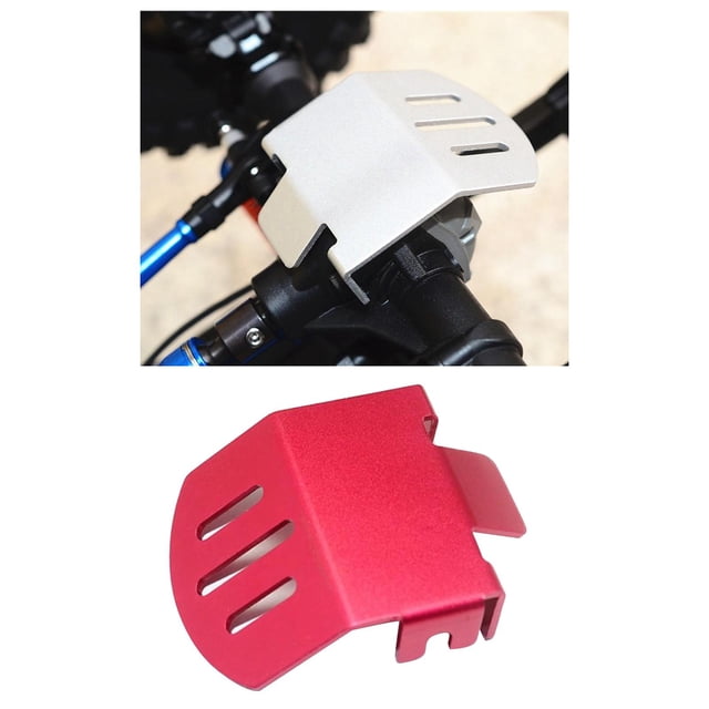 Caja de cambios de Metal placa de montaje de protector inferior para 1/10 rojo perfke Protector de caja de cambios