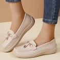 thumbnail image 6 of Willtoo Womens Wide Toe Loafers Slip On Comfort Platform Walking Shoes Casual Non Slip Flat Loafers for Daily Work Wear, 6 of 6