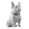 thumbnail image 3 of Escultura de Arte Estatua Diseño Simple Estatuil de Francés Decoración Animal Geométrica para Regalos para El Hogar Recuerdos Caja de grande Baoblaze estatuilla de bulldog francés, 3 of 8