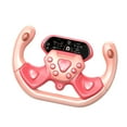 thumbnail image 4 of kids Steering Wheel Toy with 1880 Musics Driver Car Activity Game Battery Operated Kids Funny Pretend Driving Educational Toys Roleplay , Rosado Baoblaze Volante Juguetes, 4 of 6