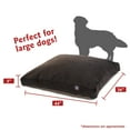 thumbnail image 3 of Majestic Pet | Villa Velvet Rectangle Pet Bed For Dogs, Removable Cover, Storm, Large, 3 of 6