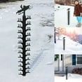 thumbnail image 5 of Metal Snow Depth Yard Gauge | 24 Inch Garden Snow Detector | Decorative Winter Outdoor Stake | Ski Motorcycle Design | Weather Measurement Tool for Lawn | Durable Festive Courtyard Ornament, 5 of 9