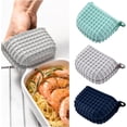thumbnail image 5 of Mini Oven Gloves,Silicone Oven Mitts Potholder Cooking Pinch Grips for Kitchen Cooking & Baking (4,Blue+Grey), 5 of 5