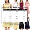 thumbnail image 2 of Women's A-Line Cocktail Dress, Sexy Criss Cross Backless Party Dresses, Flattering Ruched Waist French Square Neck Summer Wedding Guest Midi Gown, 2 of 4