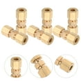 thumbnail image 2 of KAKOWELY Raccord de compression de Tuyau 10 Pcs Raccords de Conduite de Frein en Laiton Raccords de compression en Laiton Raccords de compression de Conduite de Frein Connecteurs de Conduite de Frein Coupleurs de Conduite de Frein Adaptateurs de Conduite de Frein en Laiton, 2 of 5