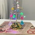 thumbnail image 5 of FFENYAN Mini Christmas Tree Christmas Lights Crystal Christmas Tree Lights Copper Wire Night Lights MultiColor, 5 of 9