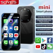 SOYES F8 Pro Max 3.0 HD Display Small Smartphone Android 8.1 1GB RAM 16GB ROM 2000mAh Face Recognition Mini Mobile Phone