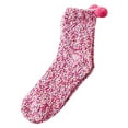 thumbnail image 2 of Tittly Slouch Socks Socks for Women Ladies Cake Coral Cake Floor Chrysanthemum Yarn Sleeping "Cupcake" With Gift Box Cute Socks Cotton Socks Hot Pink A, 2 of 9