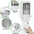 thumbnail image 3 of Dispensador de vasos Haqaf montado en la pared de 90 ml a 150 ml con orificio para vasos de baño, 3 of 7