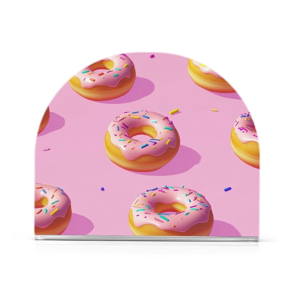 Yayeee Napkin Holder for Table Kitchen Paper Tissue Organization, Cartoon Doughnuts