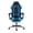 Black+Blue, variant on HOQBN Ergonomic Gaming Chair with Massage Lumbar Support, Headrest, Footrest, Adjustable Backrest Video Game Chairs for Home Office,Black Orange