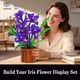 thumbnail image 2 of Set de construcción CUBIMANA Flowers Botanicals Iris con 808 piezas, 2 of 9
