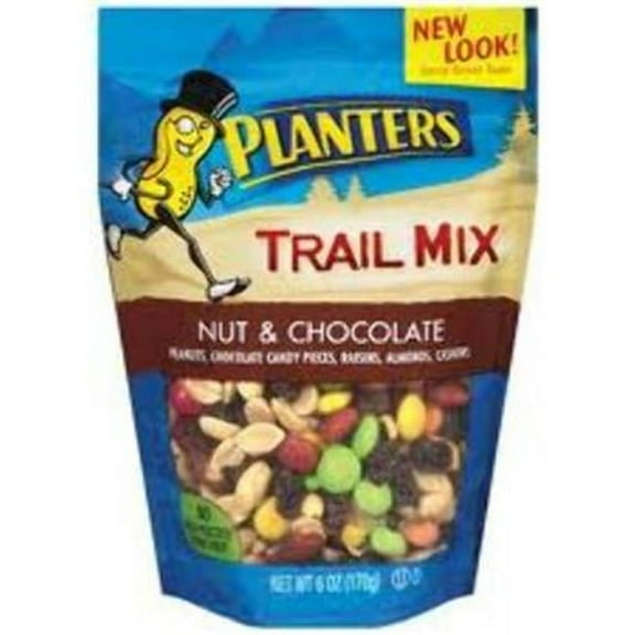 Planters Nut & Chocolate Trail Mix 6 Oz Case of 12