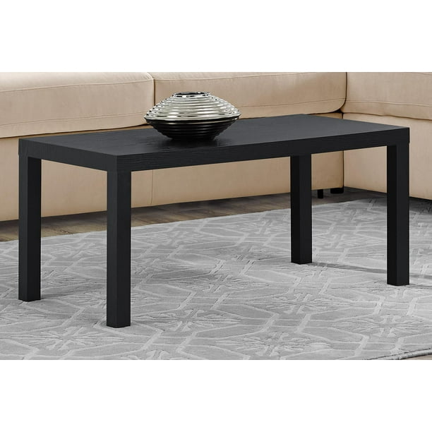 Mainstays Parsons Coffee Table, Black Oak