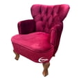 thumbnail image 3 of Sillón Vintage Individual MARDAM Terciopelo Vino, 3 of 3