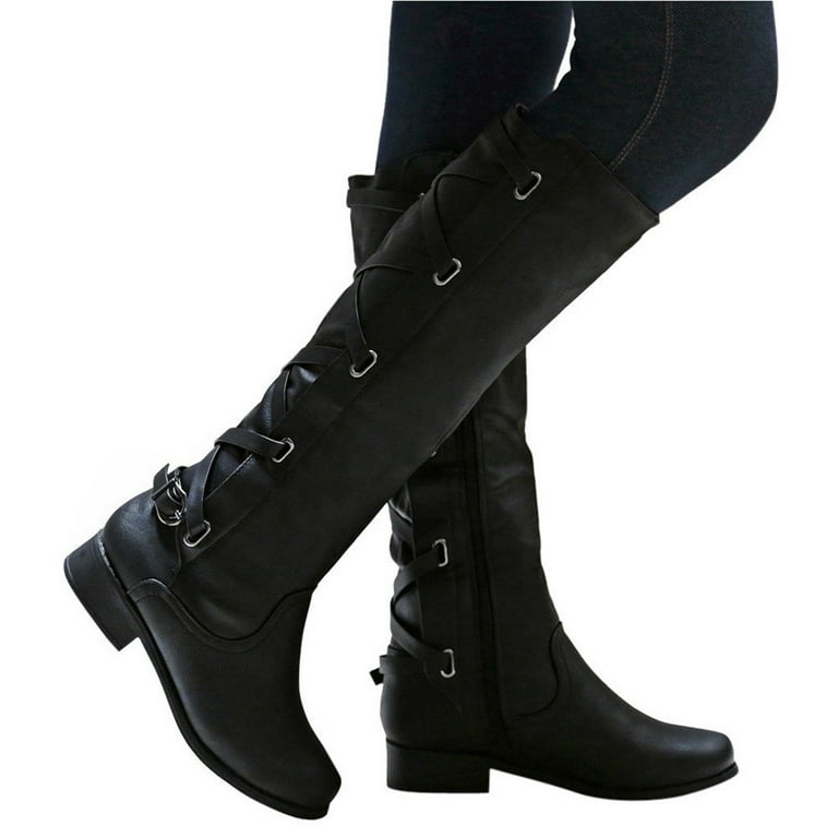 Mid-cut BOOSTER leather ankle boots with laces