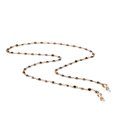 thumbnail image 4 of Cadenas para gafas de sol para mujer, elegante soporte para gafas, cadena, correa para gafas, cordón, cuentas negras, 27,5 pulgadas, 4 of 4