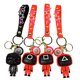 thumbnail image 1 of 4pcs/set Squid Game Keychain 3d / Keyring With Wrist, 1 of 5